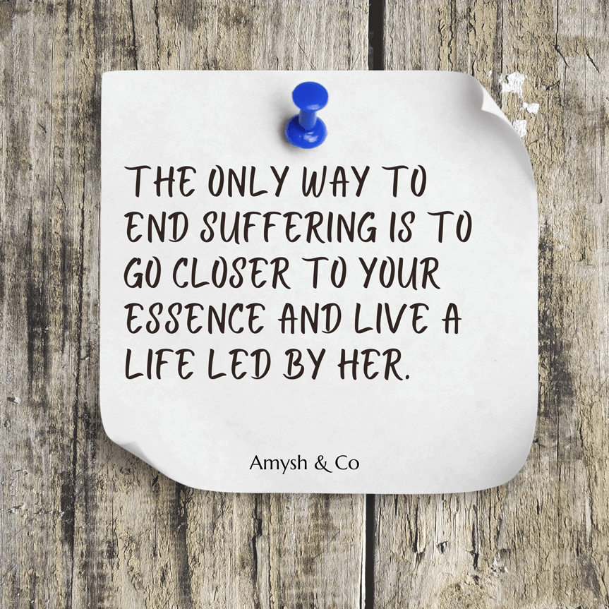 Why do we suffer?
